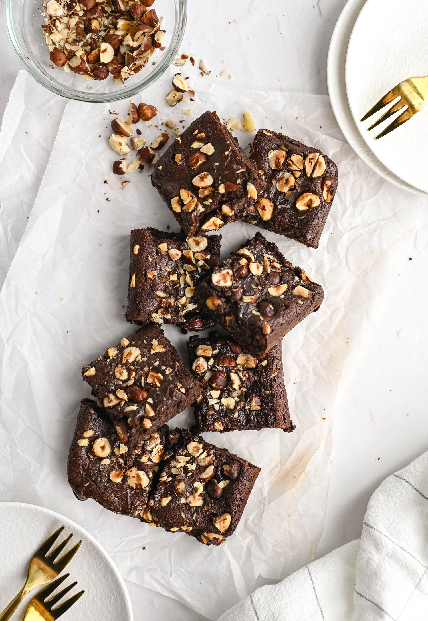 Chocolate Hazelnut Brownies