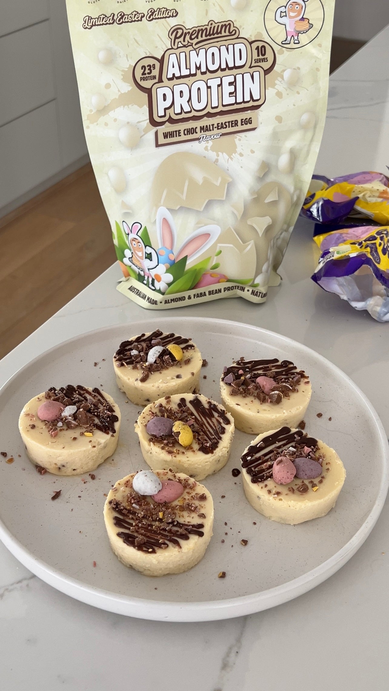 Mini Egg Cheesecakes