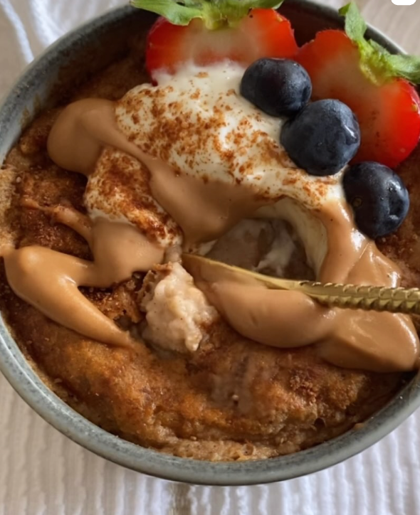 Banana Bread Baked Oats