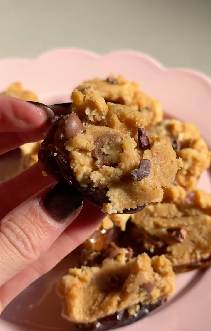 Cookie Dough Stuffed Dates