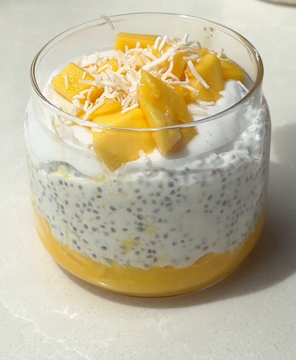 Mango & Coconut Chia Pudding