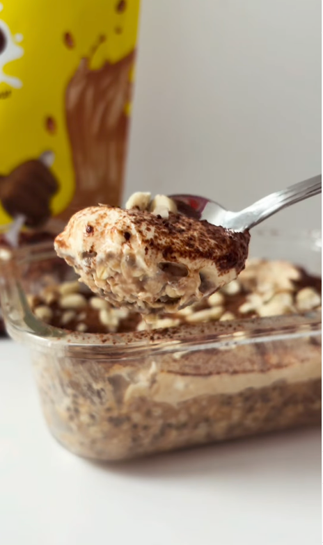Choc Peanut Butter Overnight Oats