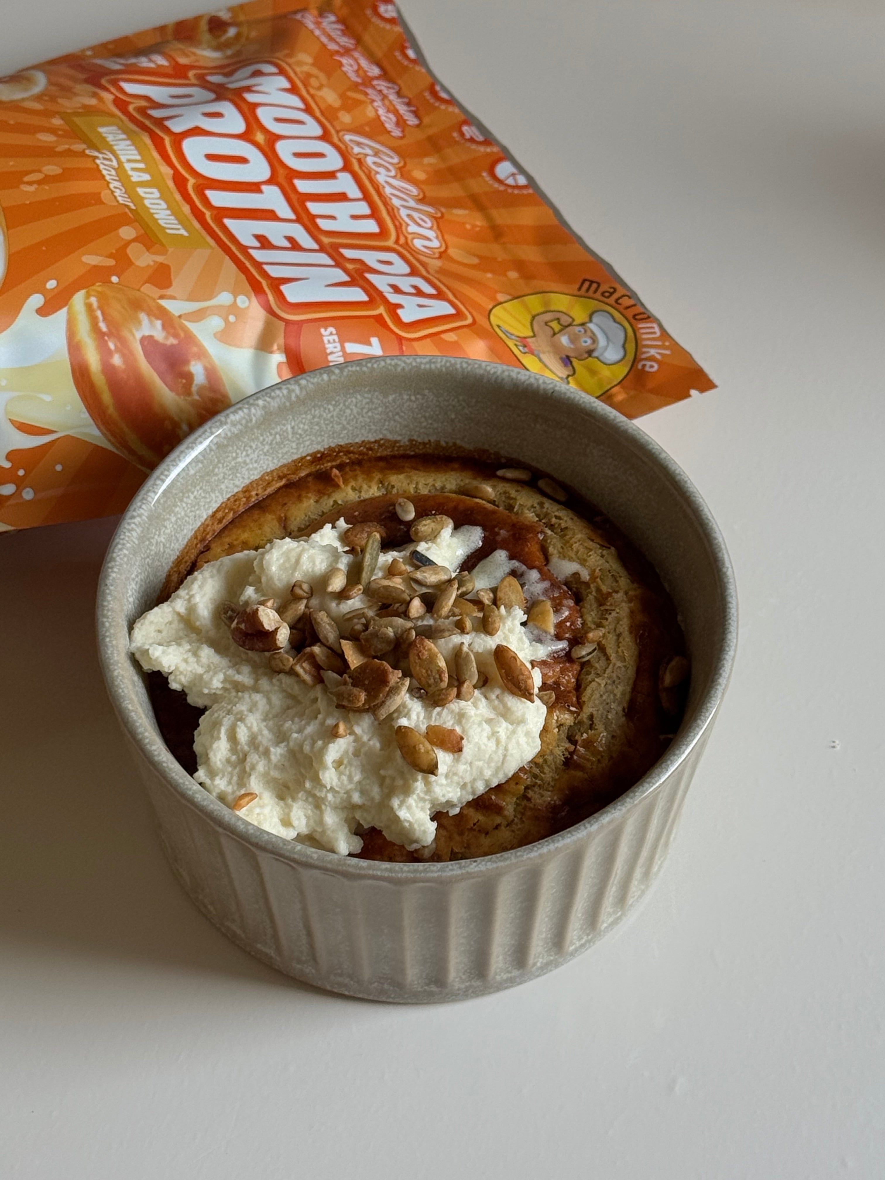 Vanilla Donut Breakfast Cake