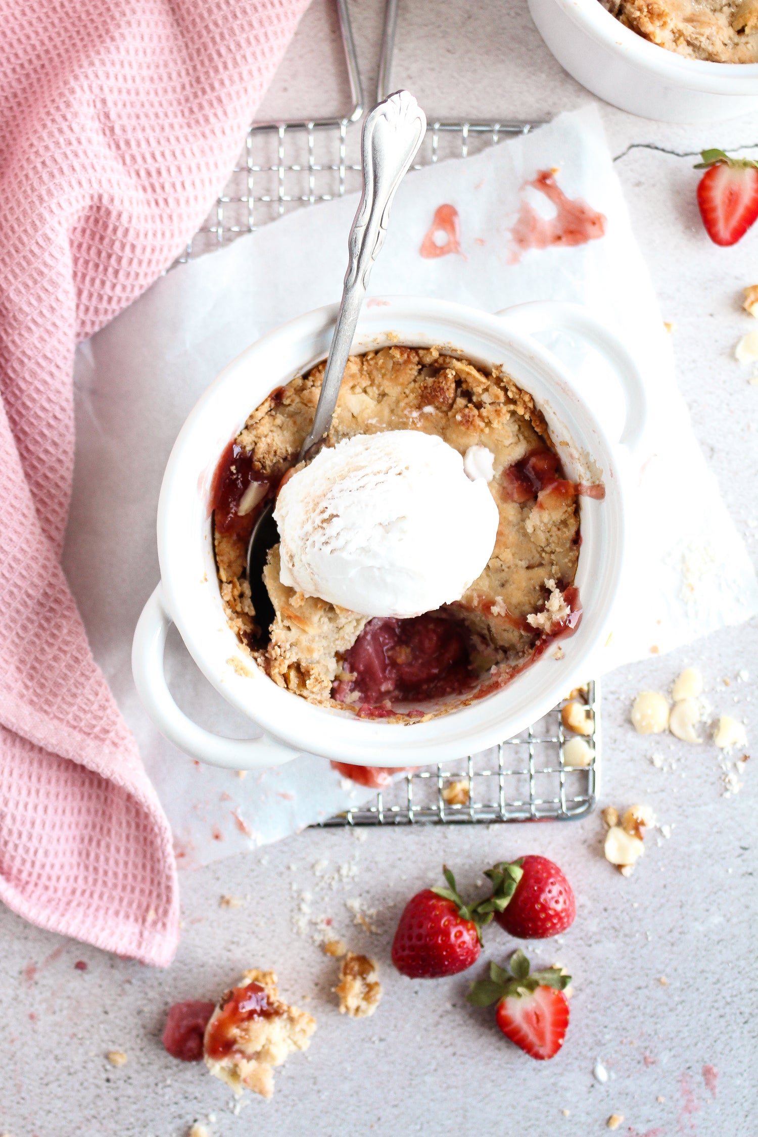 Strawberry Crumble