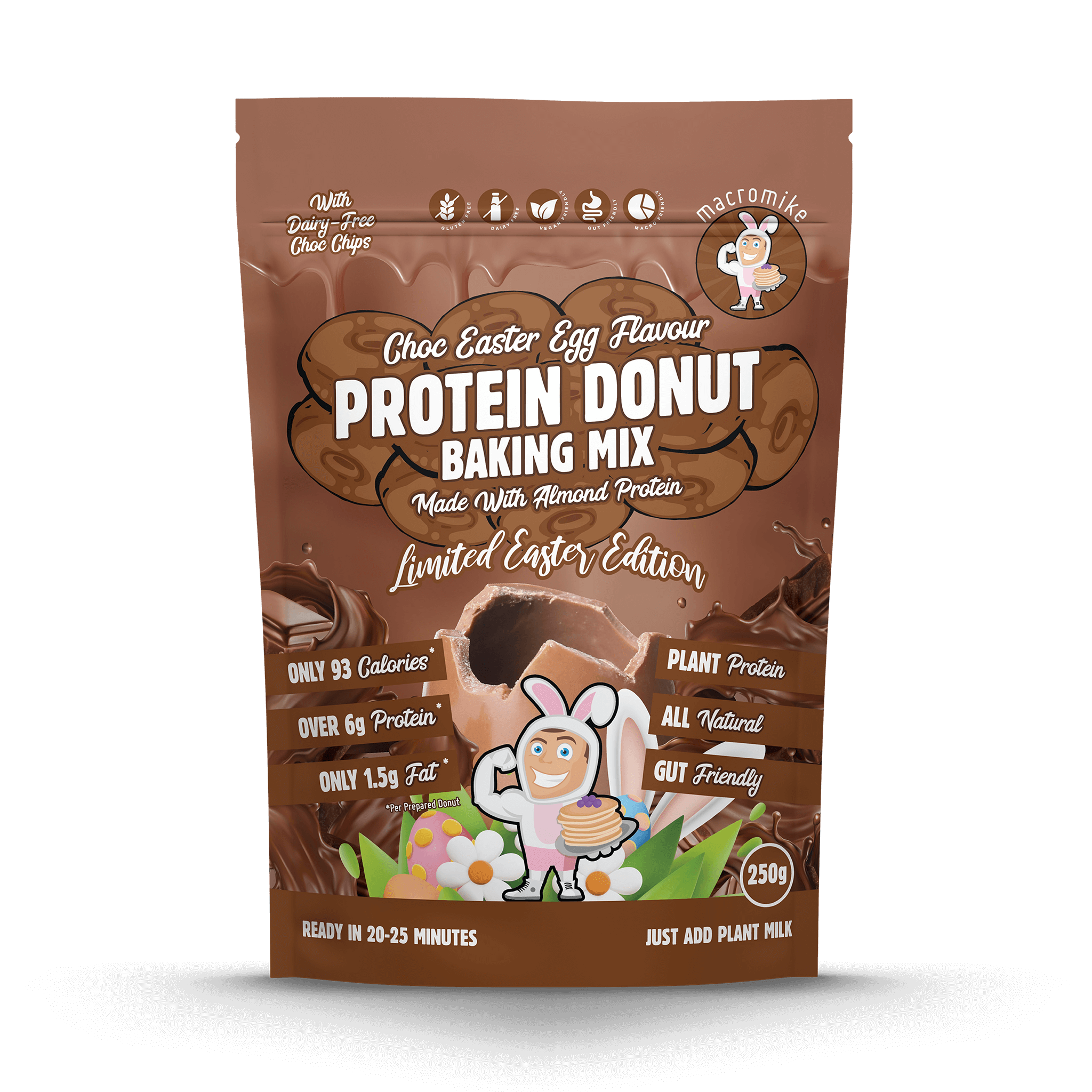Choc Easter Egg Donut Baking Mix (250g Bag)