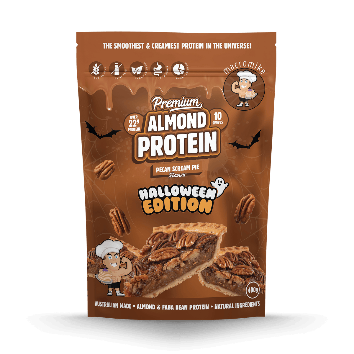 Pecan Scream Pie Premium Almond Protein (400g Bag)