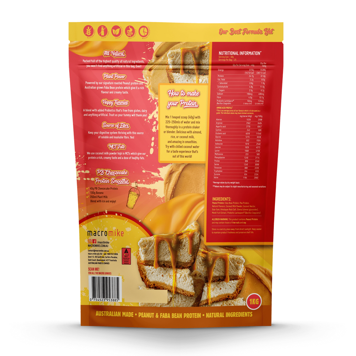 Peanut Butter Cheezecake Protein (1kg Bag)