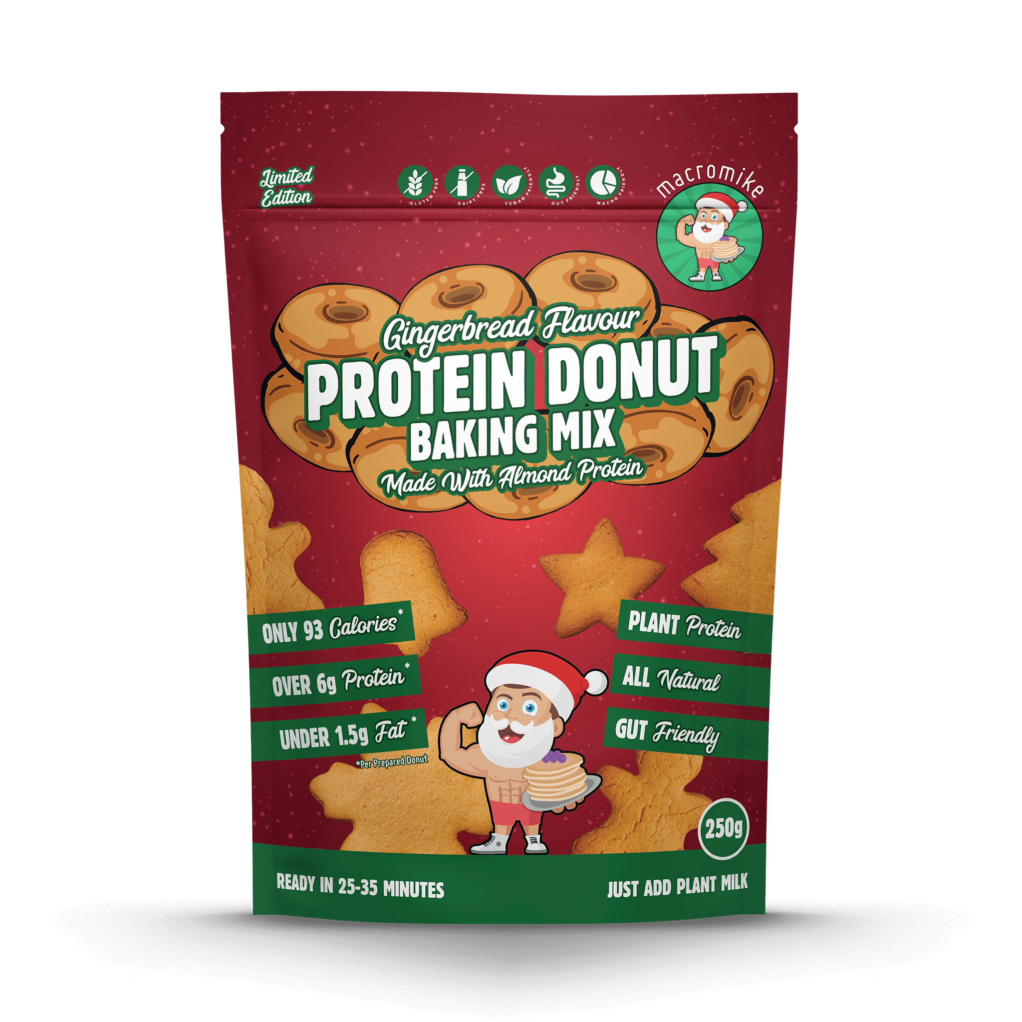 Gingerbread Donut Baking Mix (250g Bag)