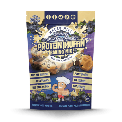 Blueberry White Choc Protein Muffin Mix (250g)