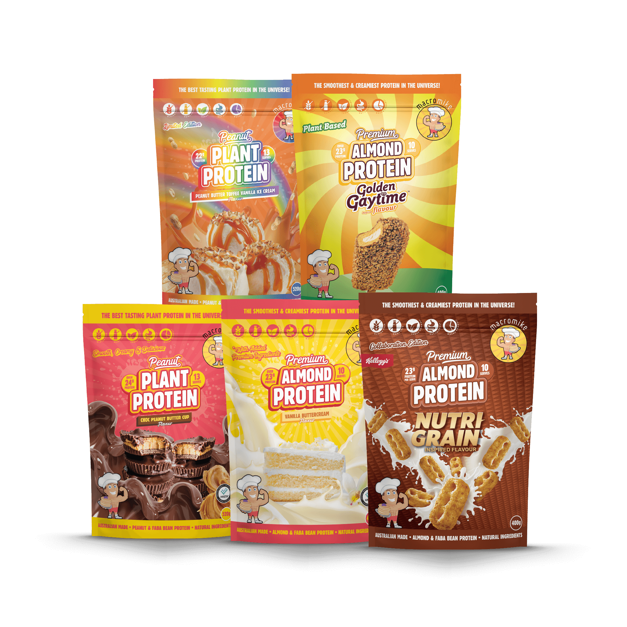 Plant Protein 400g/520g Bundle