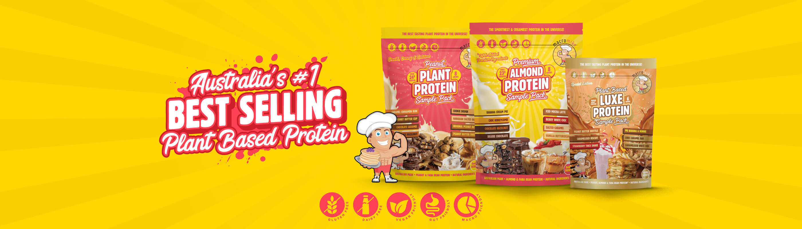 Best selling protein banner