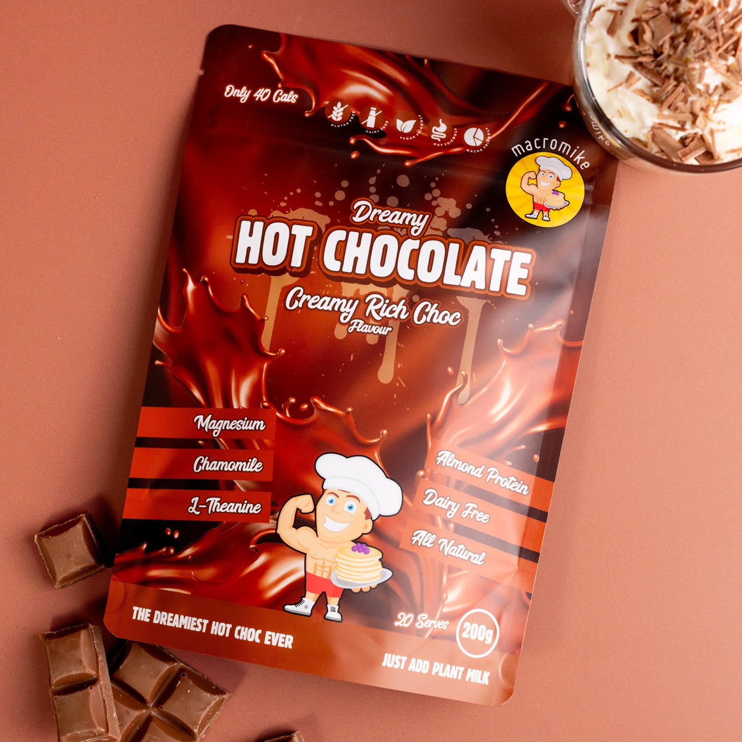 Creamy Rich Choc Dreamy Hot Chocolate (200g Bag)