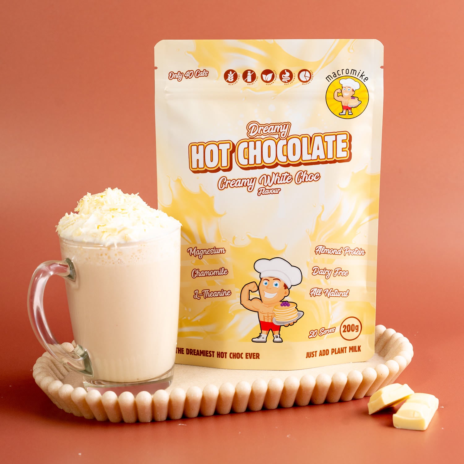 Creamy White Choc Dreamy Hot Chocolate (200g Bag)
