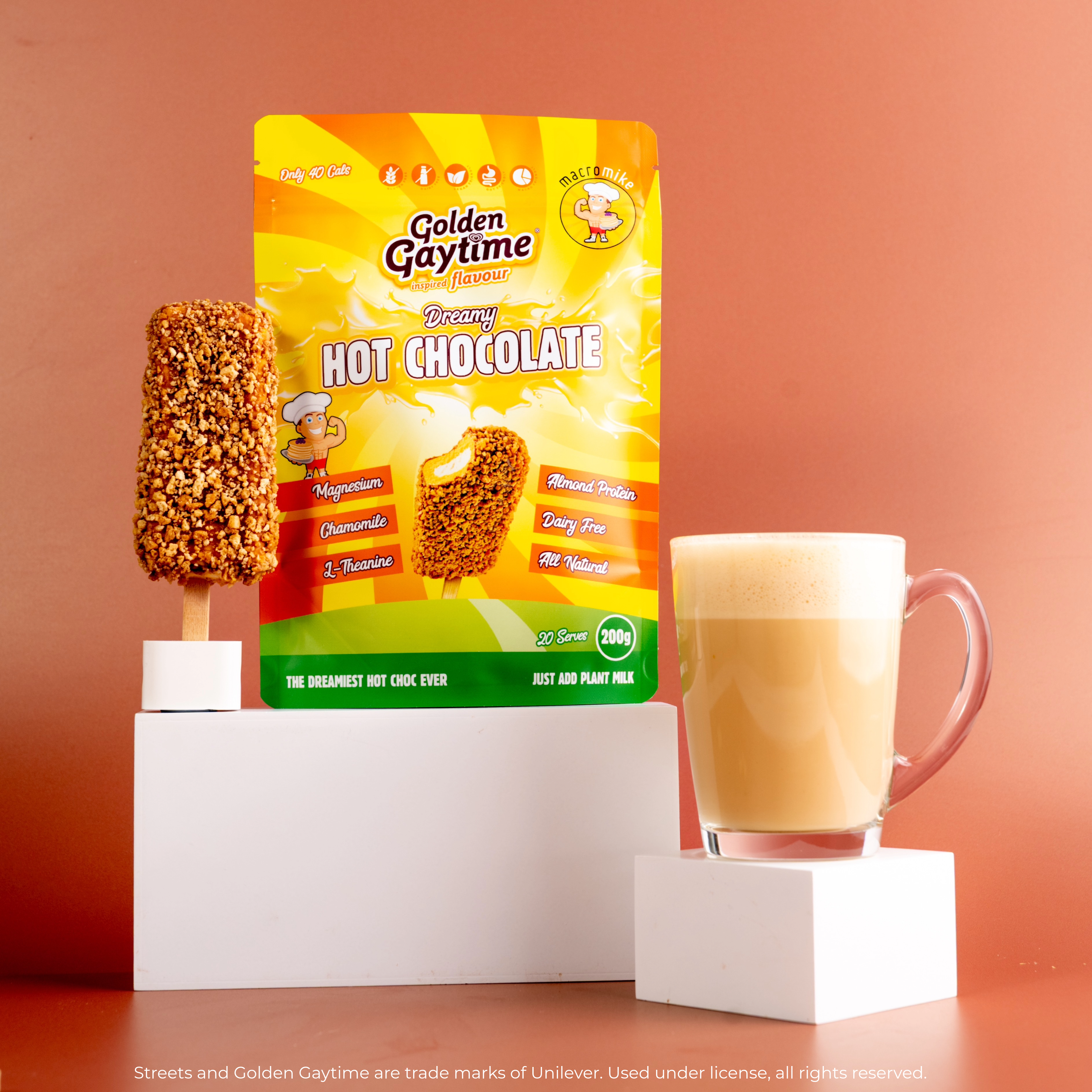 Macro Mike x Golden Gaytime Dreamy Hot Chocolate (200g Bag)