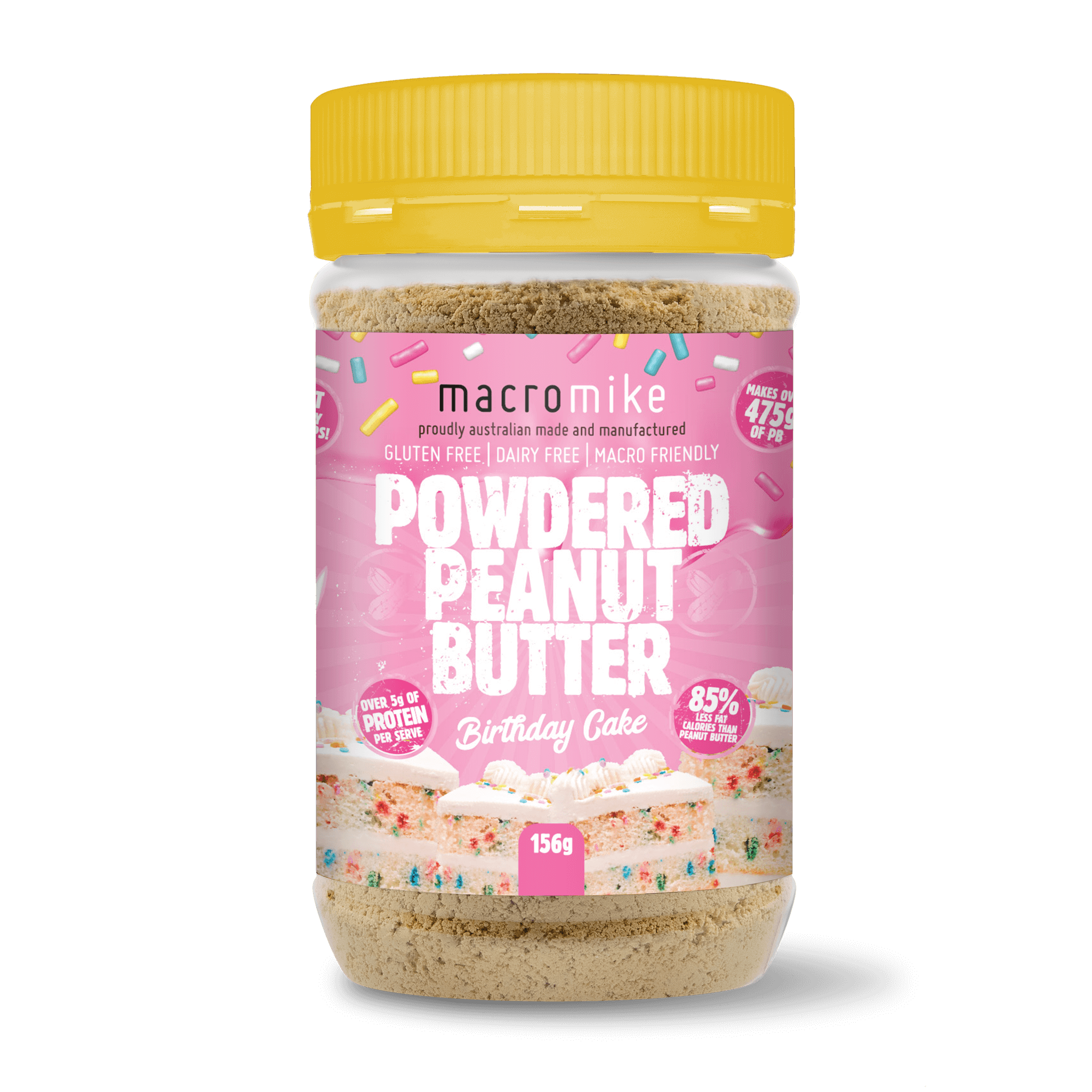 Birthday Cake Powdered Peanut Butter (156g Jar)