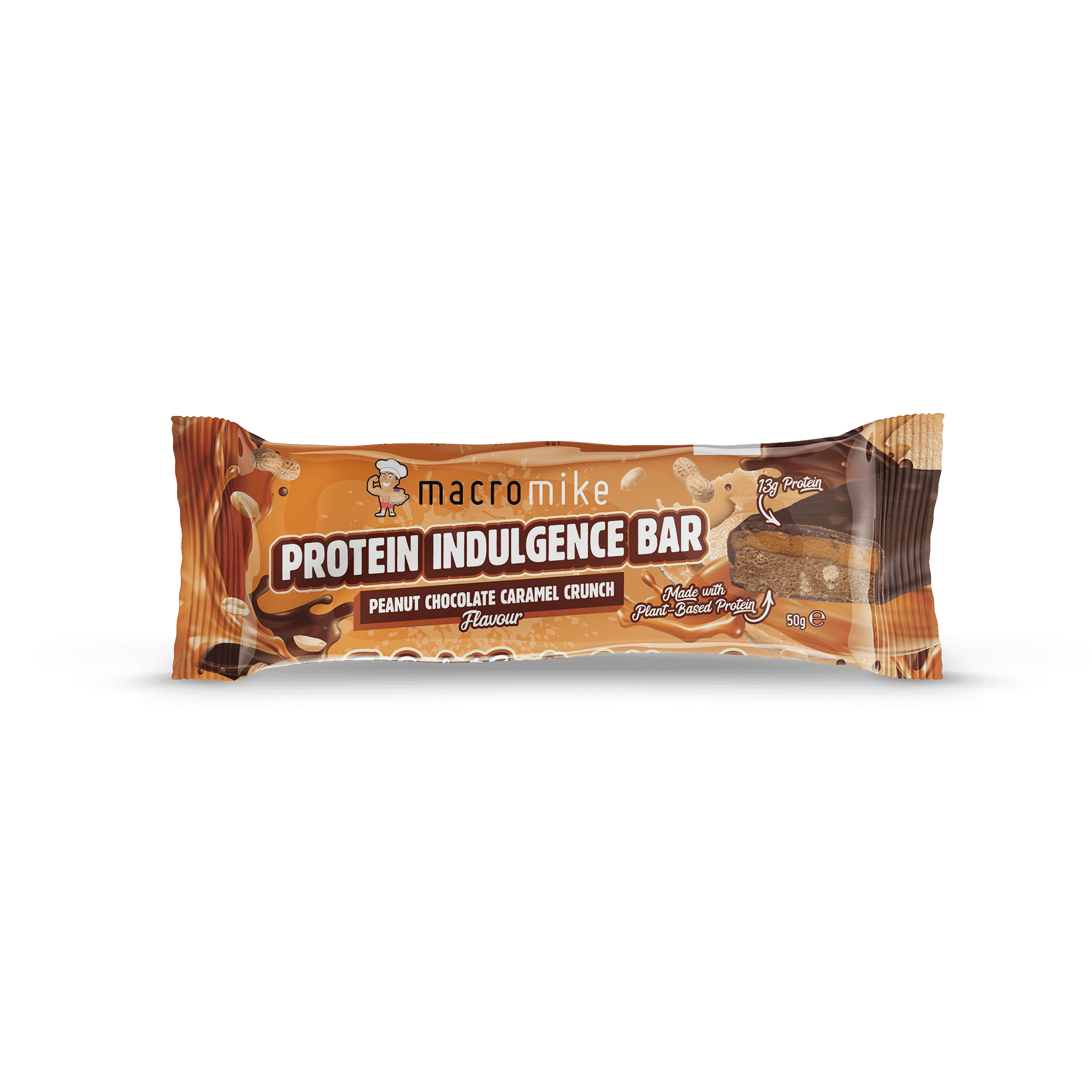 Peanut Chocolate Caramel Crunch Protein Indulgence Bar (1 x 50g)