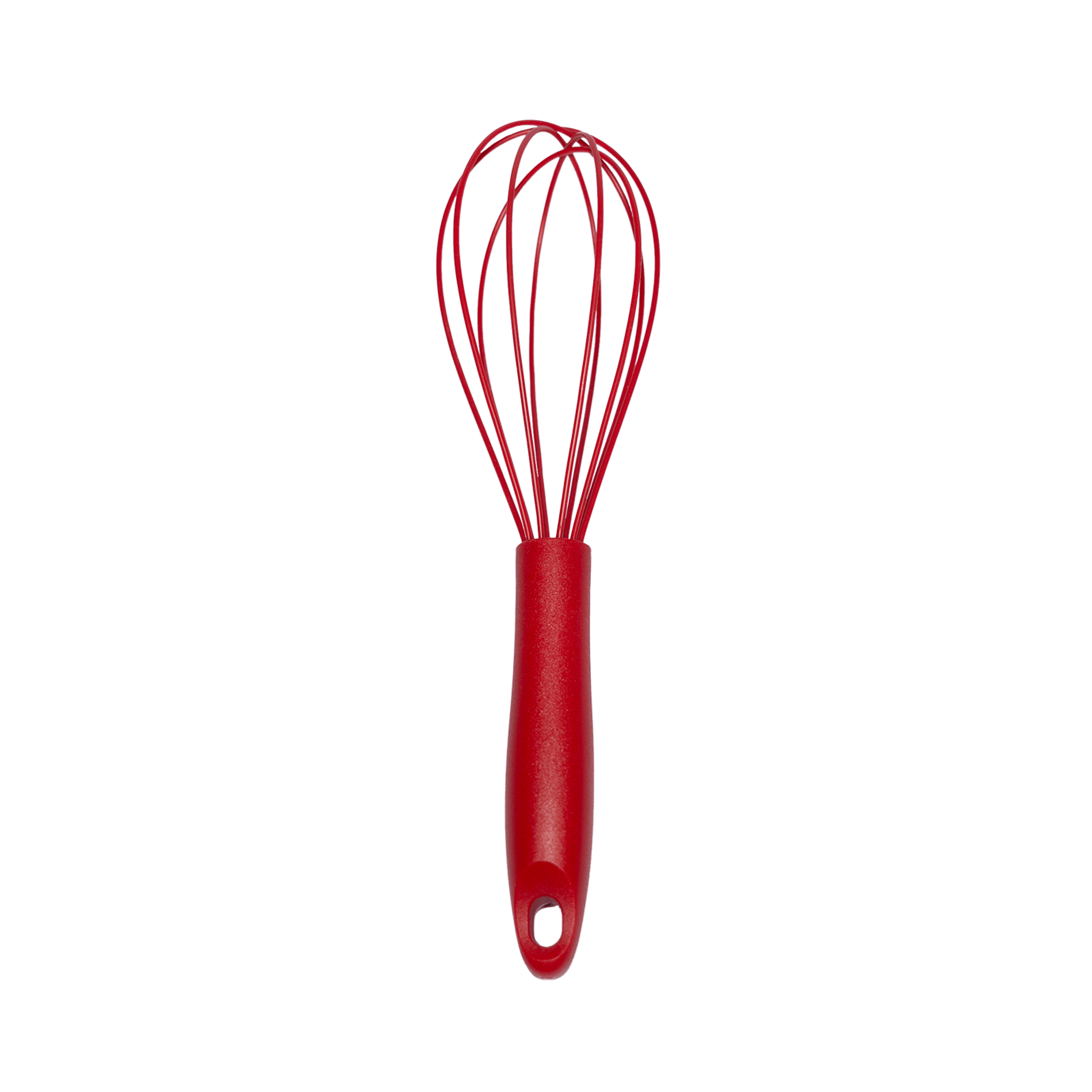 Non-Stick Red Silicone Whisk
