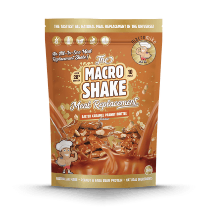Salted Caramel Peanut Brittle Macro Shake Meal Replacement (560g Bag)