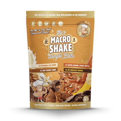 Macro Shake Meal Replacement Sample Pack - 8 x 56g Sample Sachets