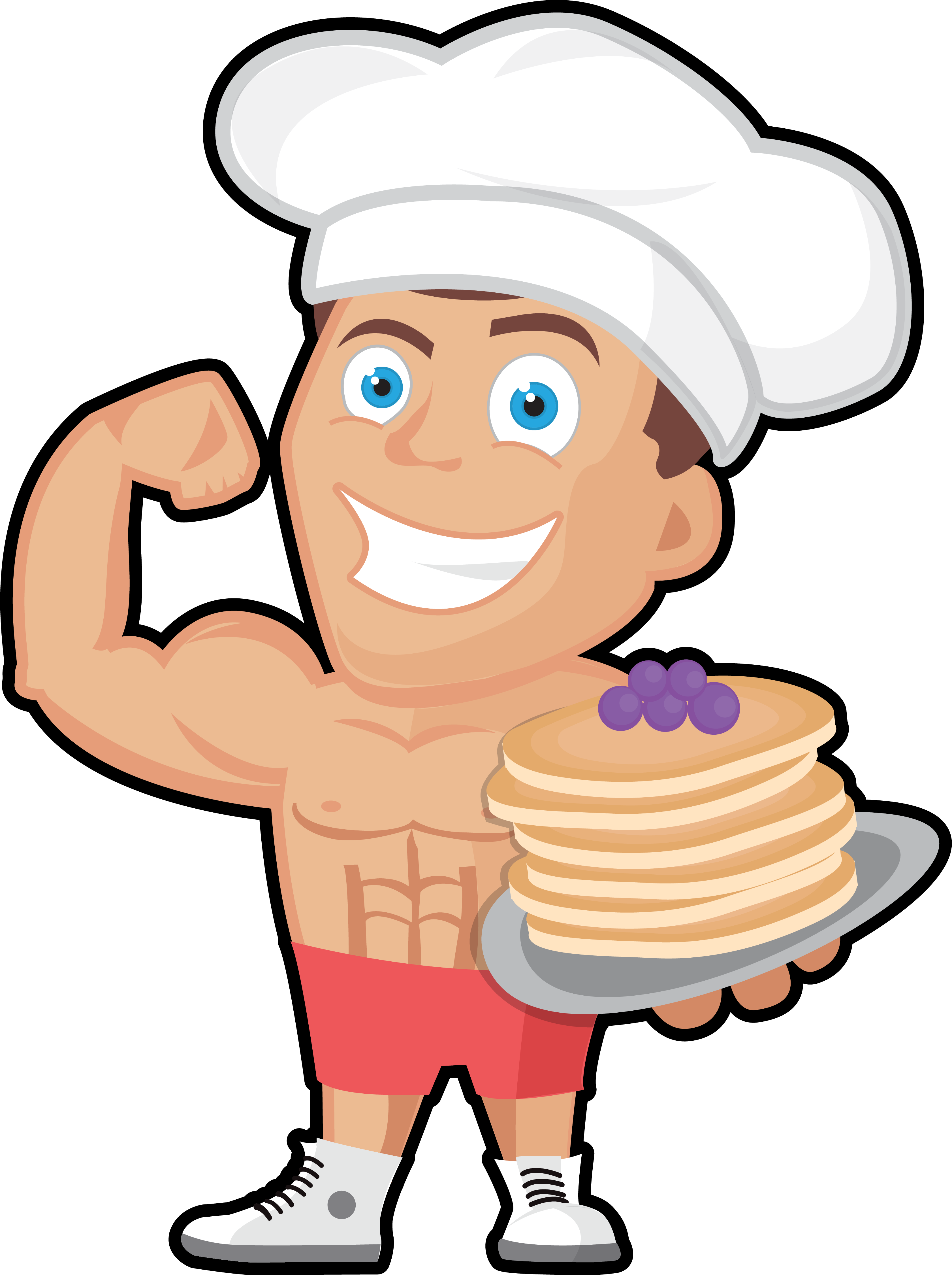 Macro Mike mascot artwork