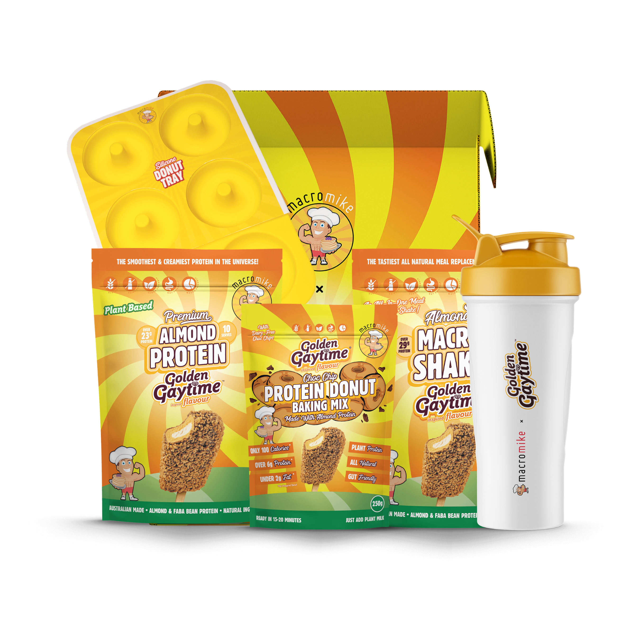 Macro Mike x Golden Gaytime Mega Box