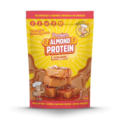 Salted Caramel Premium Almond Protein (400g Bag)