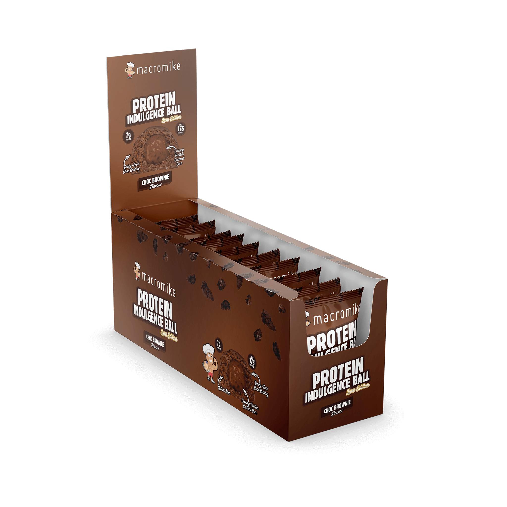 Choc Brownie Protein Indulgence Ball (Box of 12 x 40g)