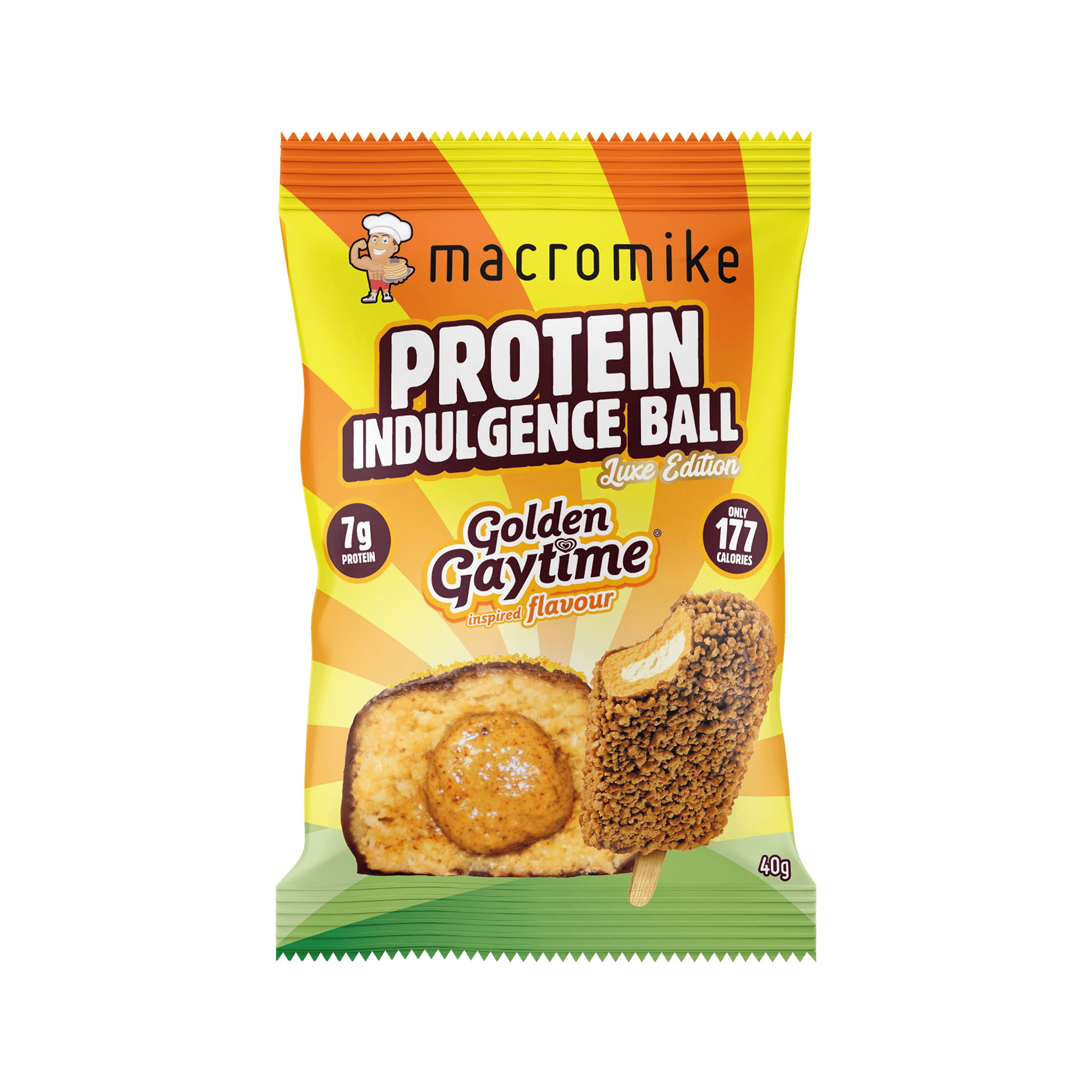 Macro Mike x Golden Gaytime Protein Indulgence Ball (1 x 40g)
