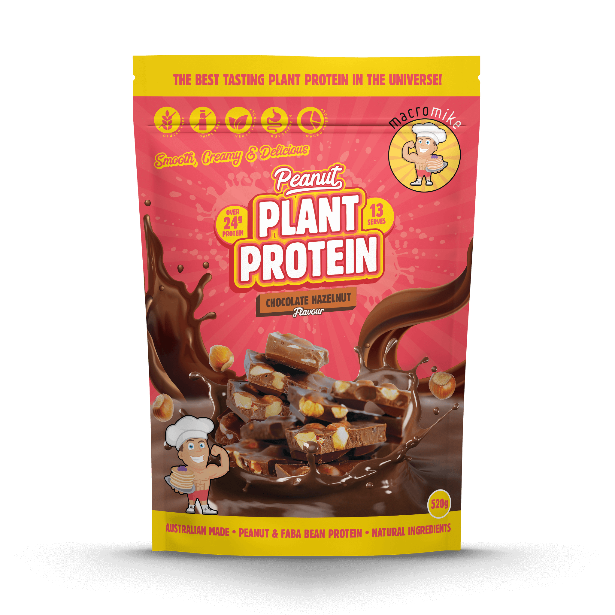 Chocolate Hazelnut Peanut Butter Protein (520g Bag)