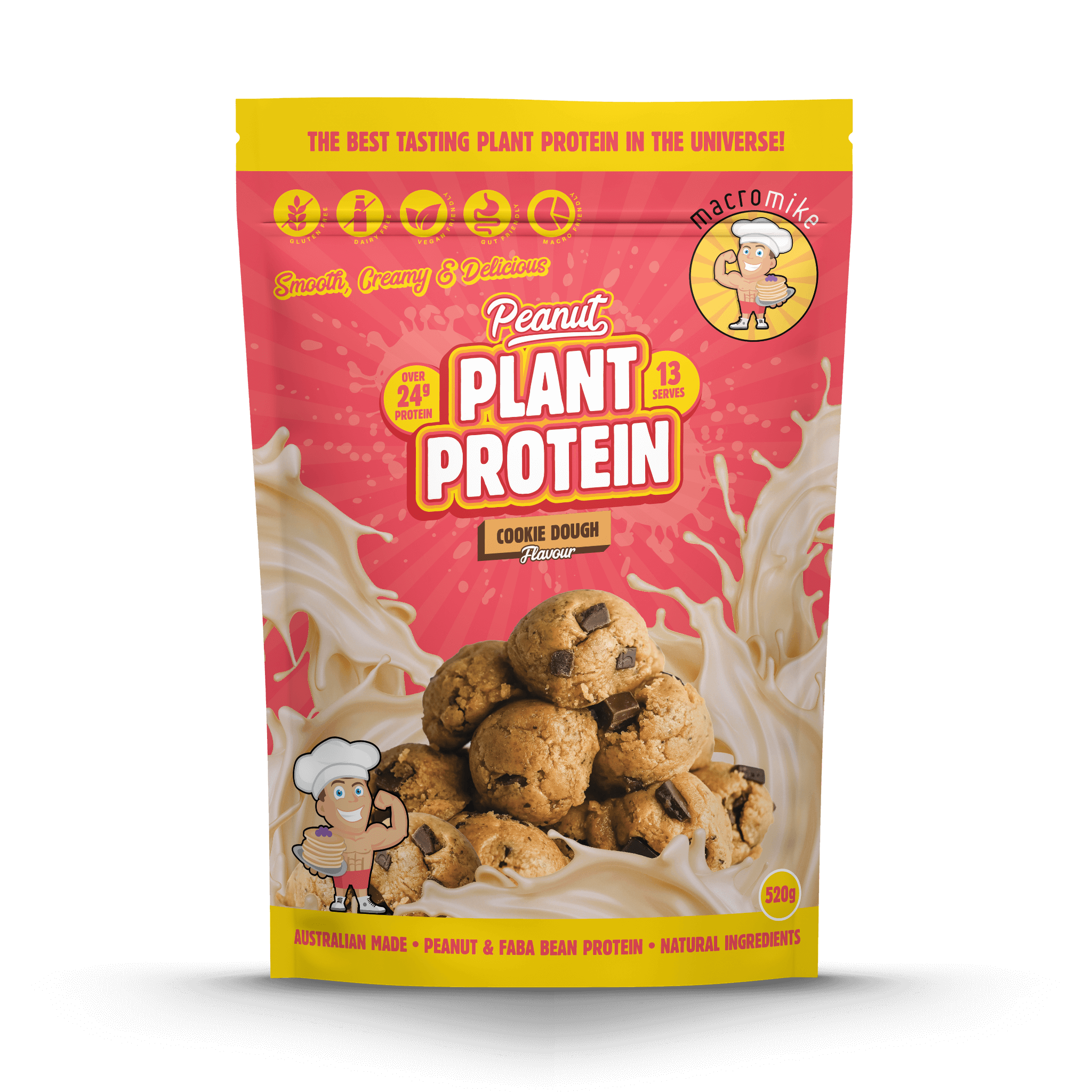 Cookie Dough Peanut Butter Protein (520g Bag)