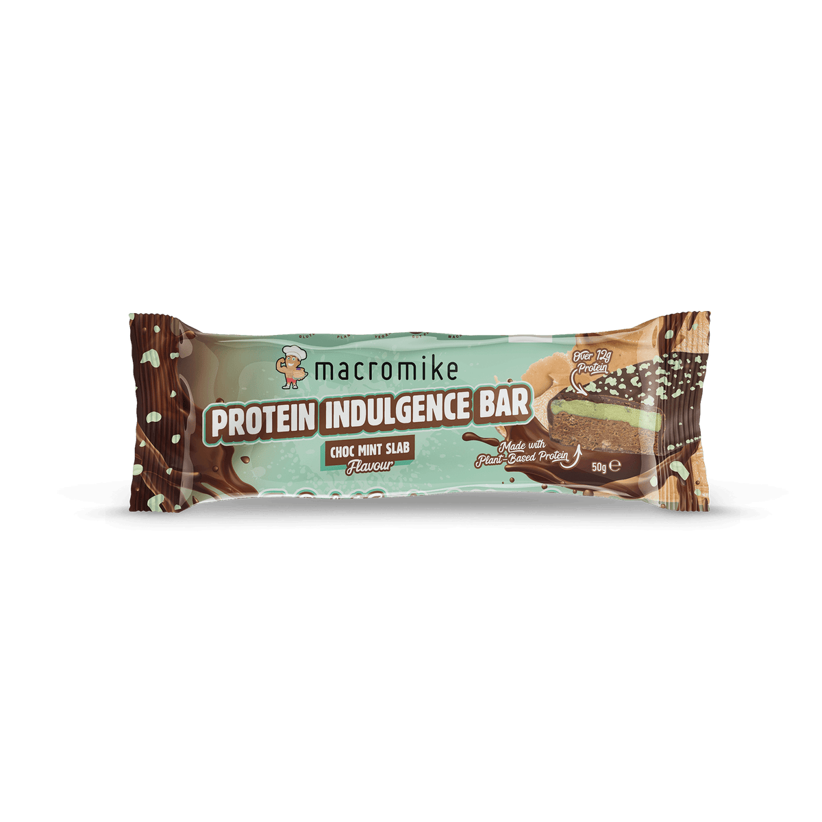 Choc Mint Slab Protein Indulgence Bar (1 x 50g)