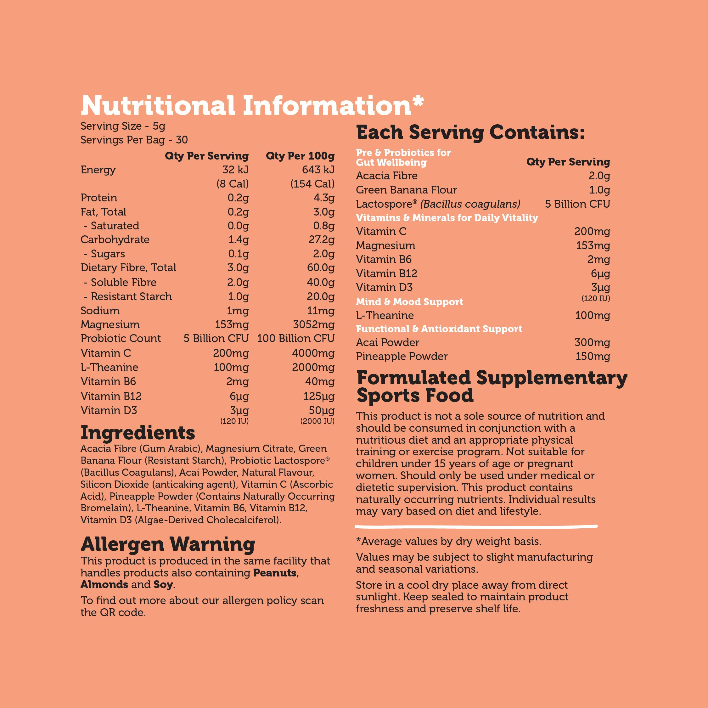 Macro Gut Health (30 x 5g Serves)