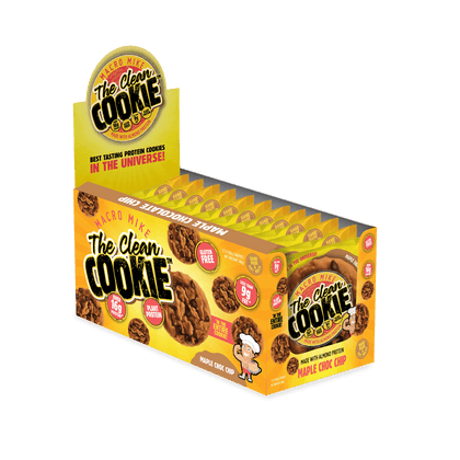 The Clean Cookie - Maple Choc Chip - (Box of 12 x 60g)