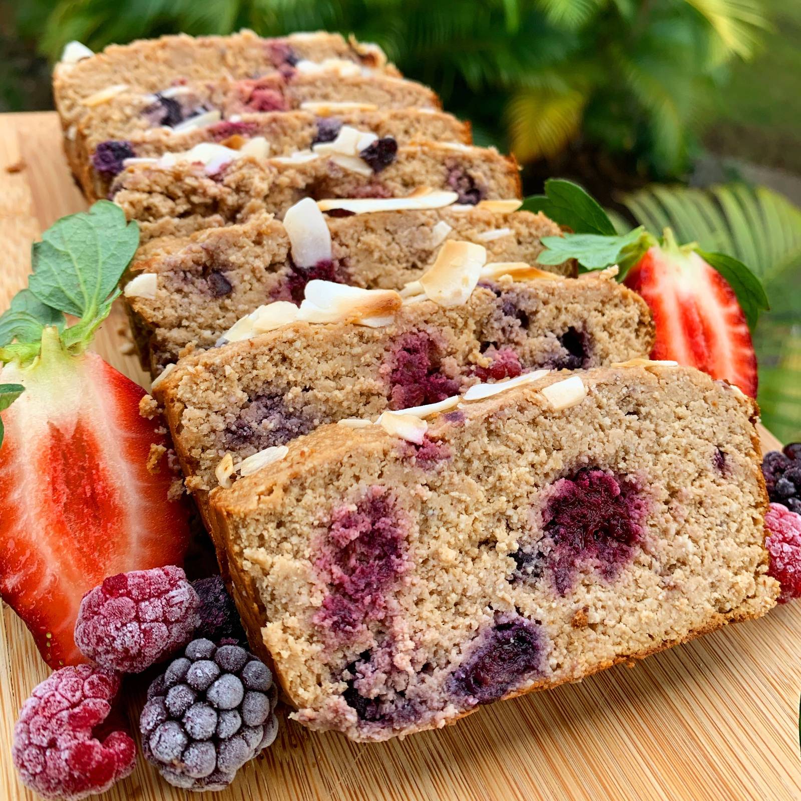 Coconut & Berry Breakfast Loaf