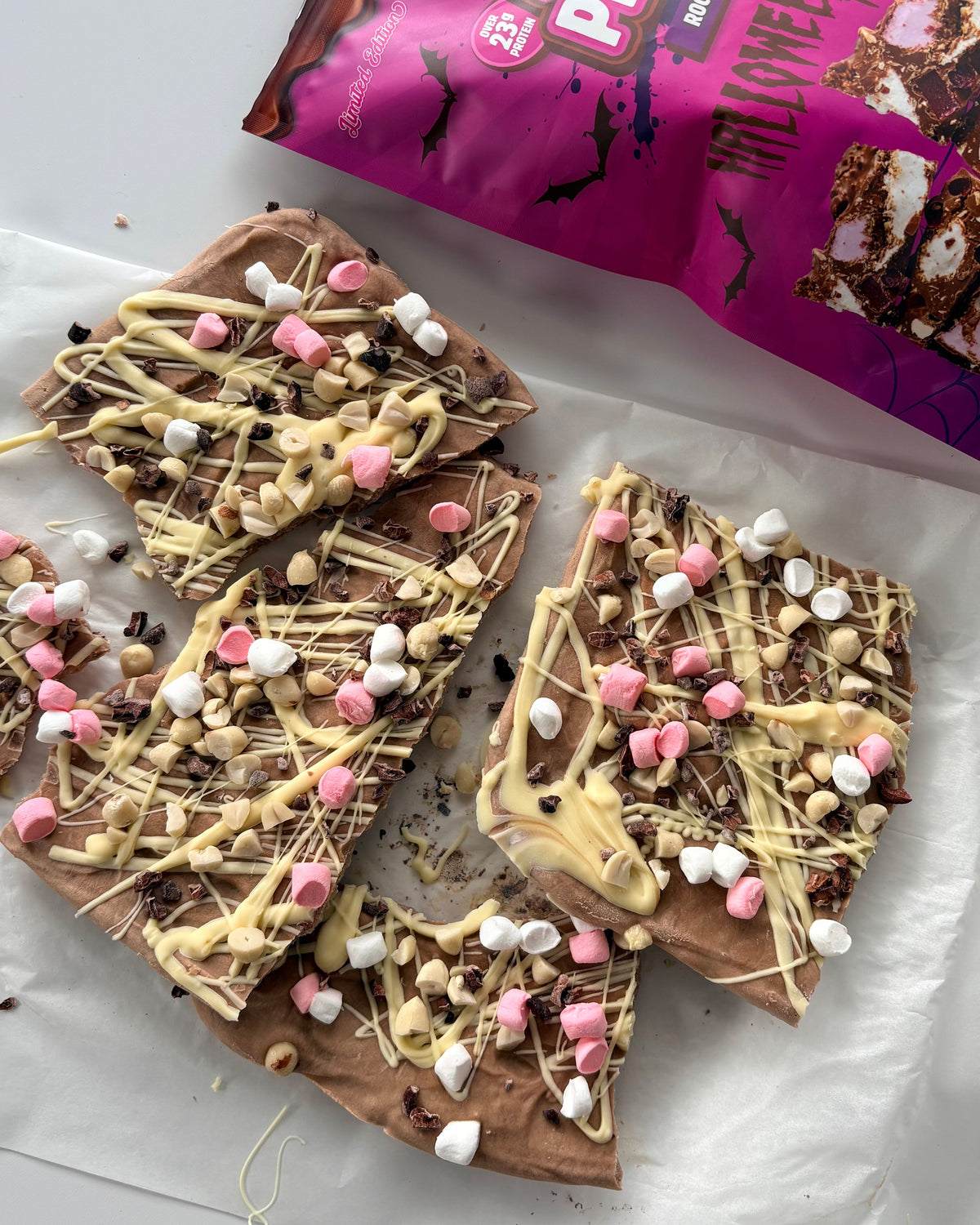 Rocky Road Yoghurt Bark