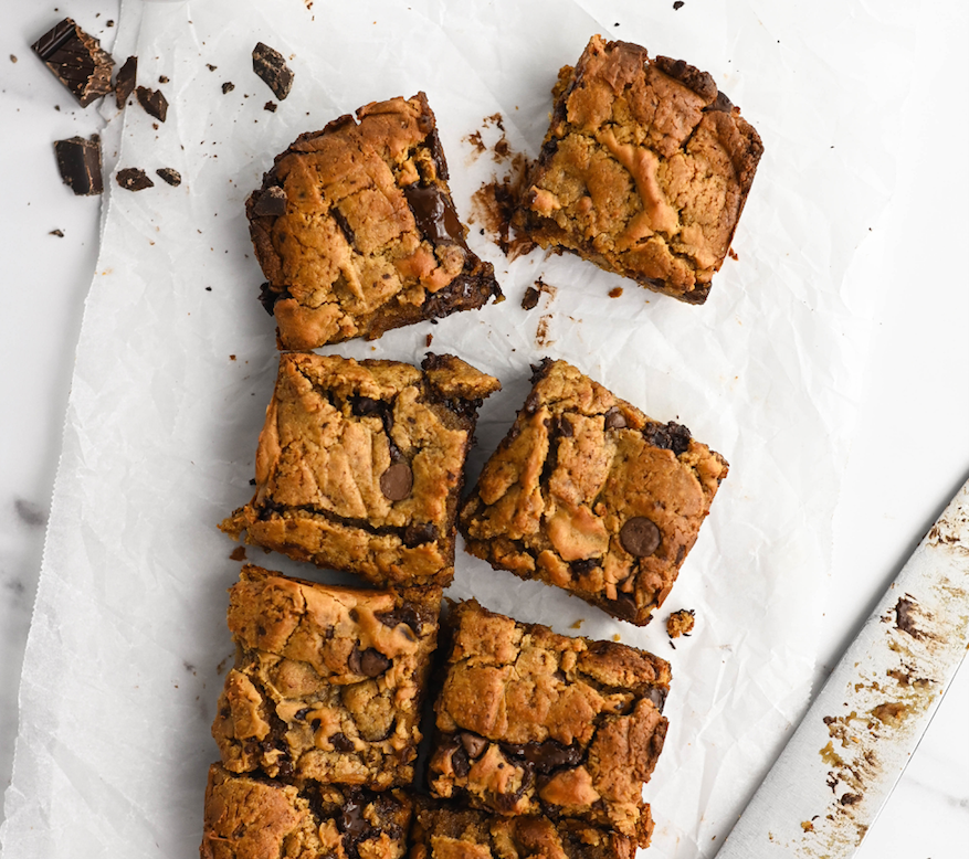 PB Cheesecake Cookie Bars