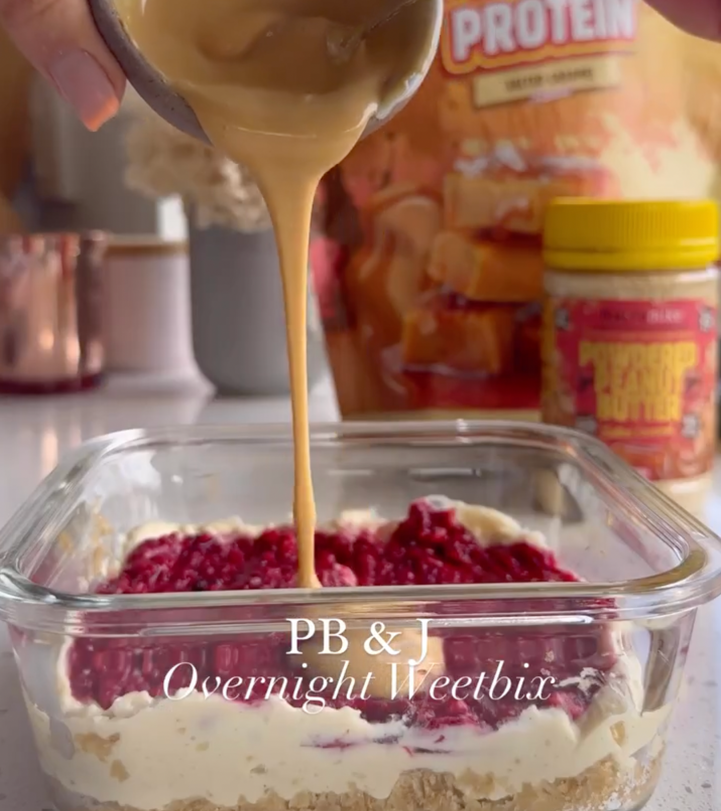 PB & J OVERNIGHT WEETBIX