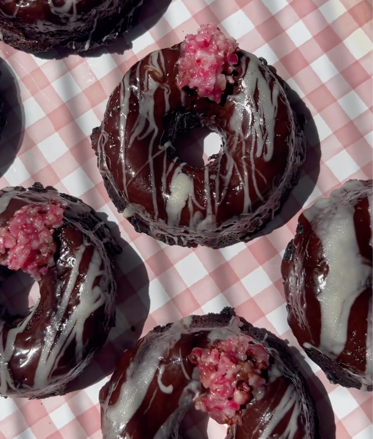 Candy Cane Donuts
