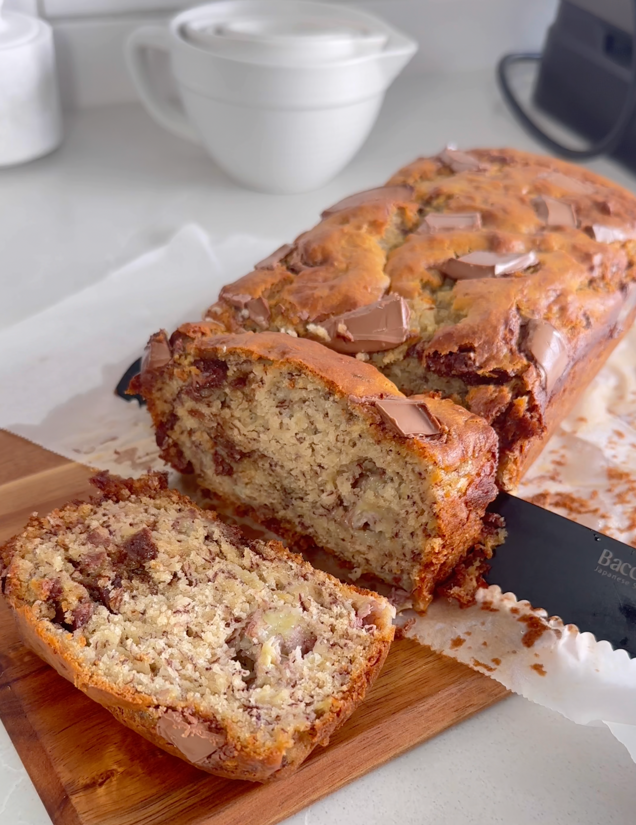 Choc Chip Banana Bread