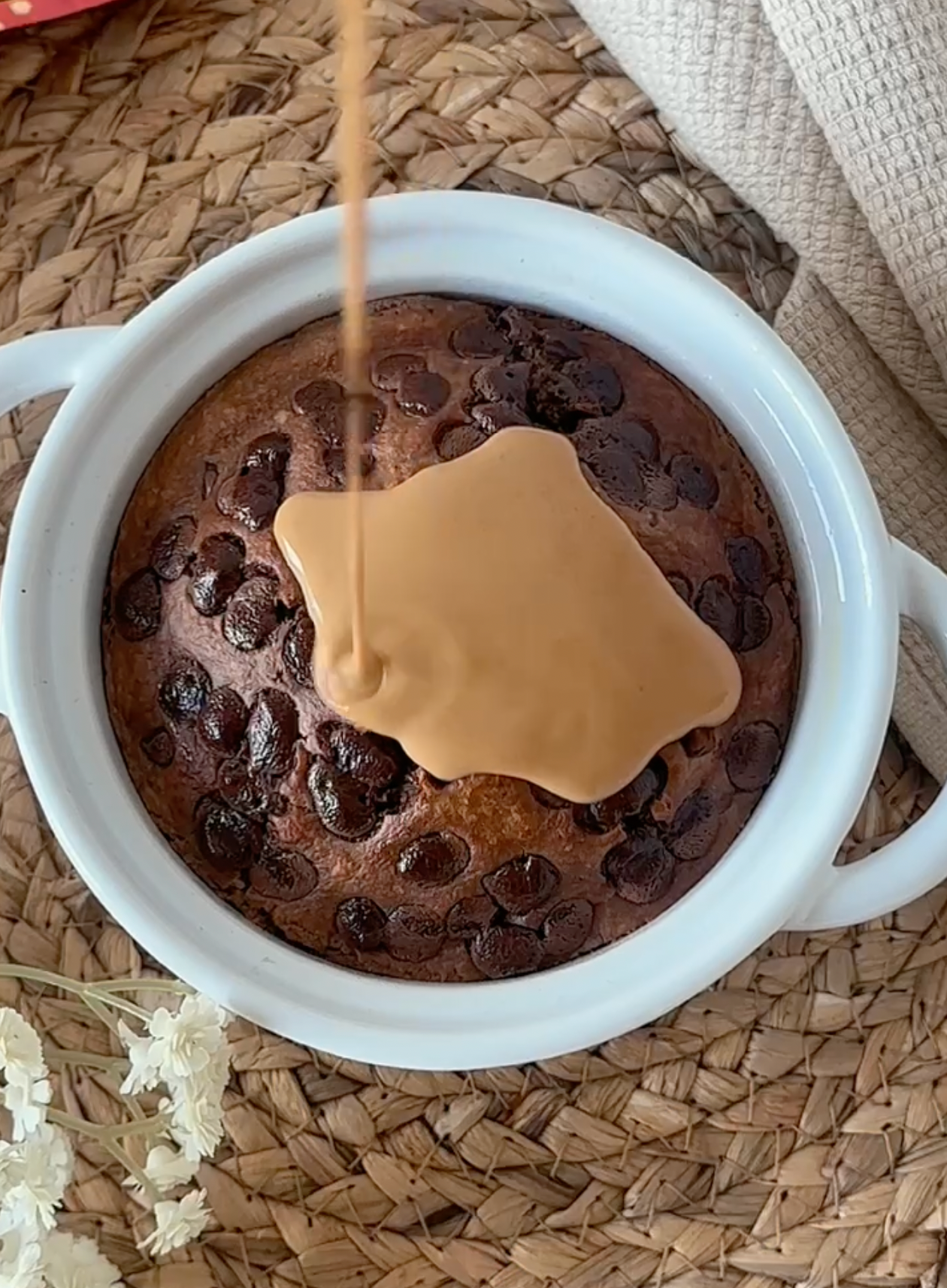 Choc PB Baked Oats