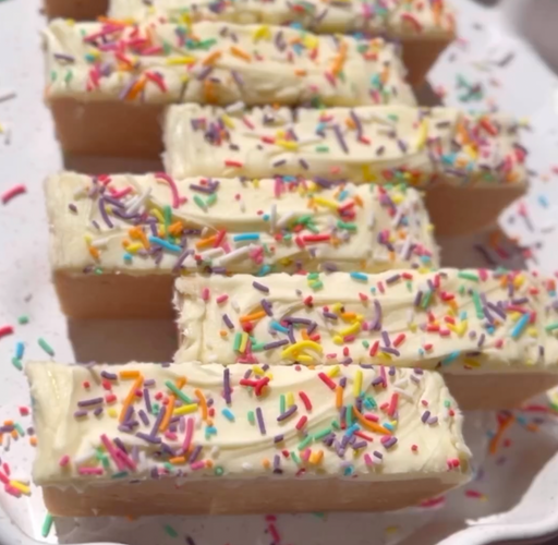 Birthday Cake Fudge Bars