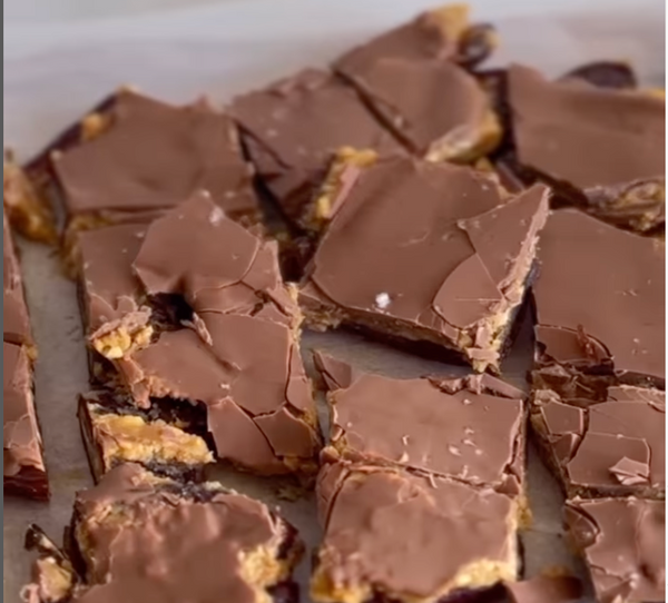 Snickers Date Bark