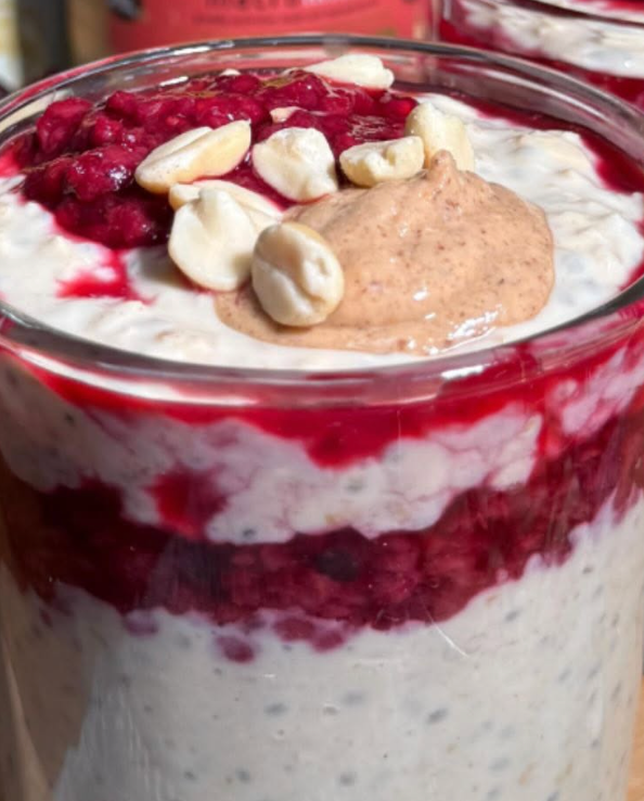 PB & Jam Overnight Oats