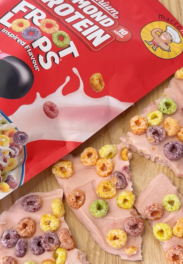 Froot Loops Frozen Yoghurt Bark