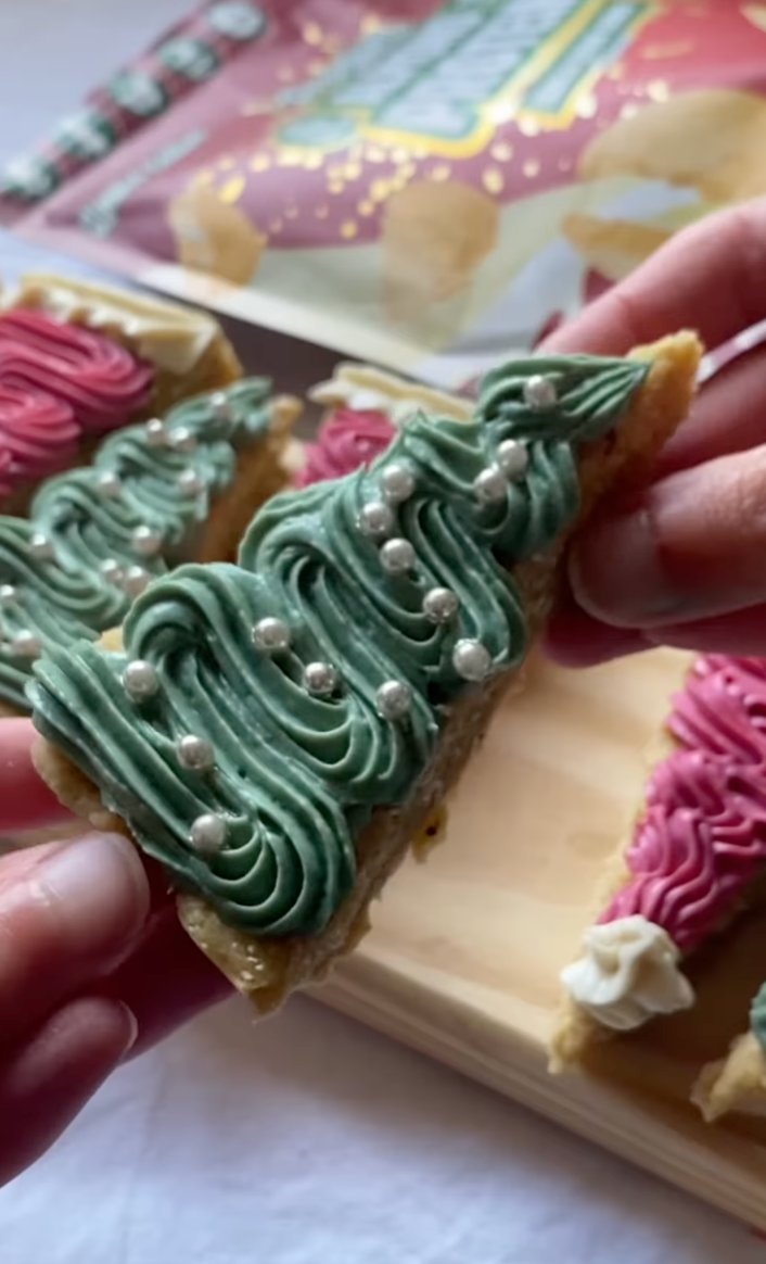 Festive Frosted Protein Bars