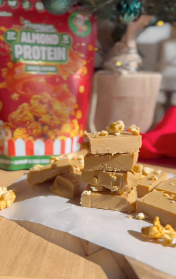 Caramel Popcorn Fudge