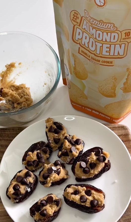 Cookie Dough Stuffed Dates