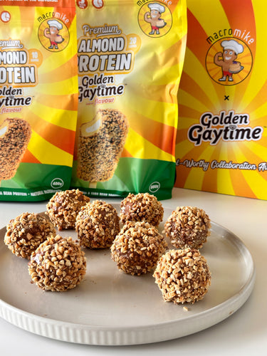 Golden Gaytime Protein Balls