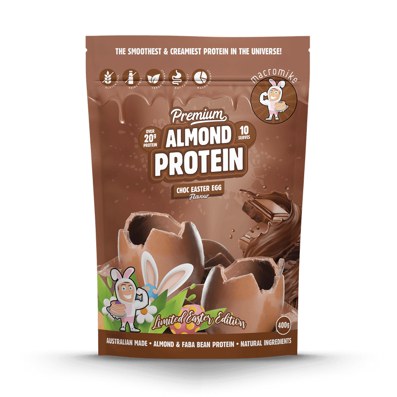 Chocolate Easter Egg Premium Almond Protein (400g Bag)