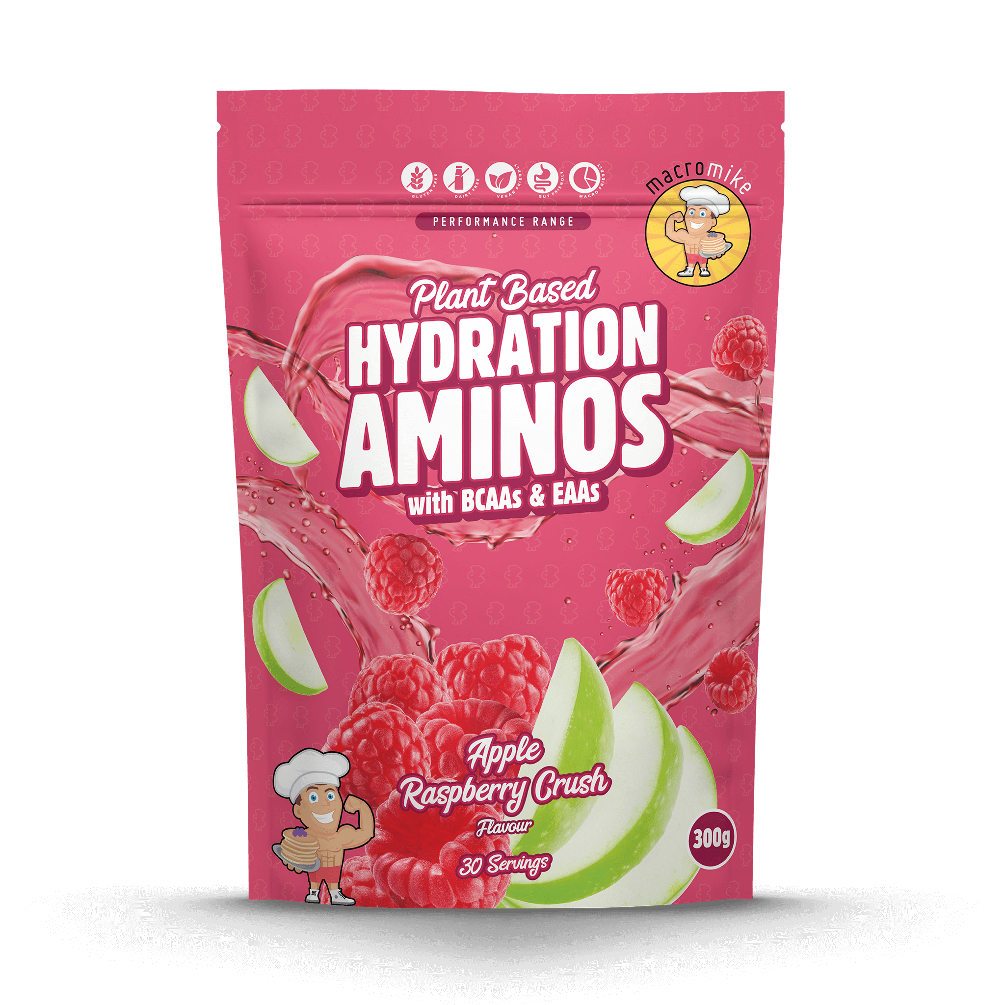Apple Raspberry Crush Hydration Aminos (300g Bag)